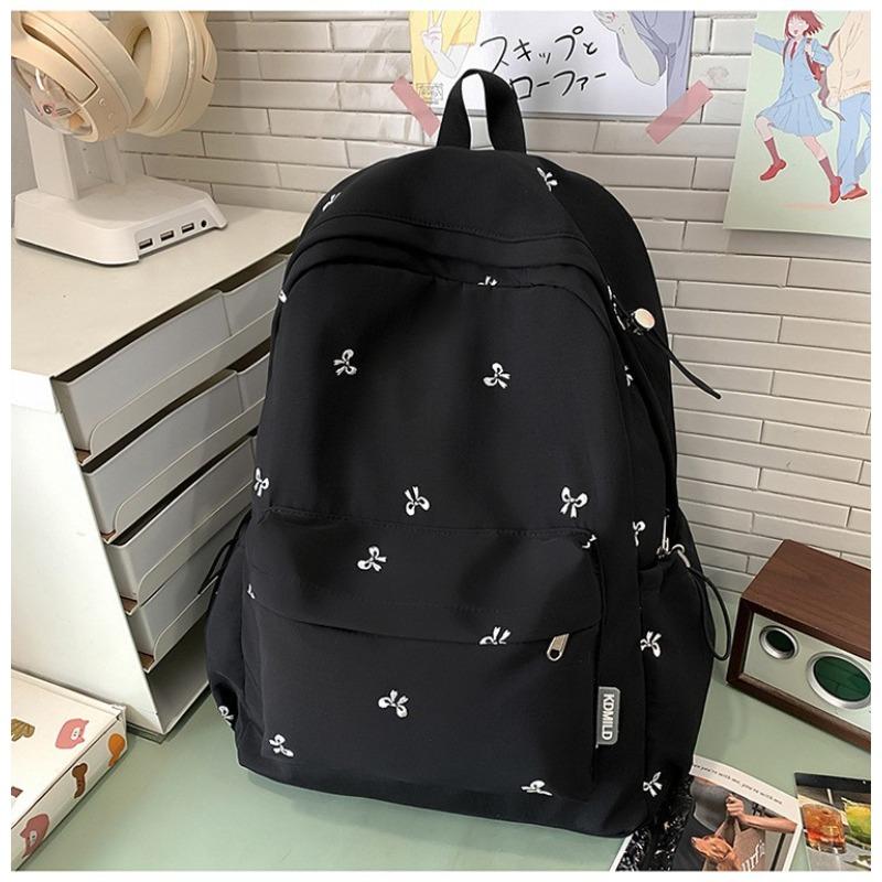 New Japanese Ins High-value, Fresh and Sweet Candy-colored Bow Backpack, Lightweight Backpack for Junior and Senior High School Students