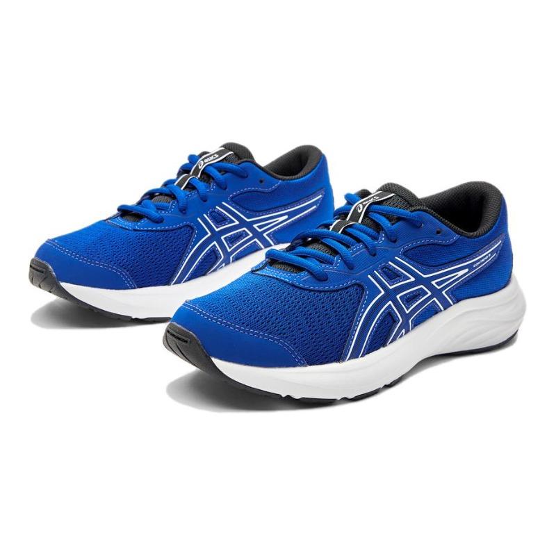 Asics CONTEND 9 Unisex Kids Low Top Running Shoes Blue White 1014A337-400