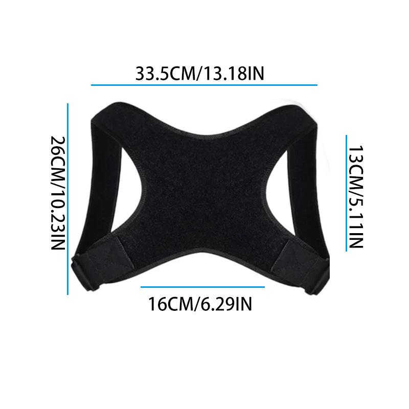 Open Shoulder Posture Strap Simple Back Correction Strap Men's and Women's Invisible Adjustable Fixed Strap Body Aligner