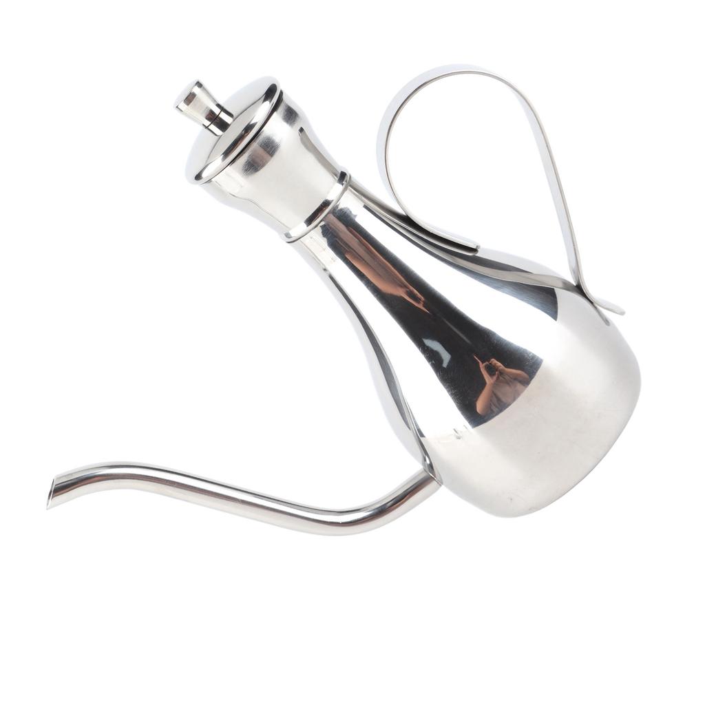 Bottiglia Dispenser Olio 350ml Acciaio Inossidabile 304 Casa Cucina Oliera Bottiglia Filtrante Olio