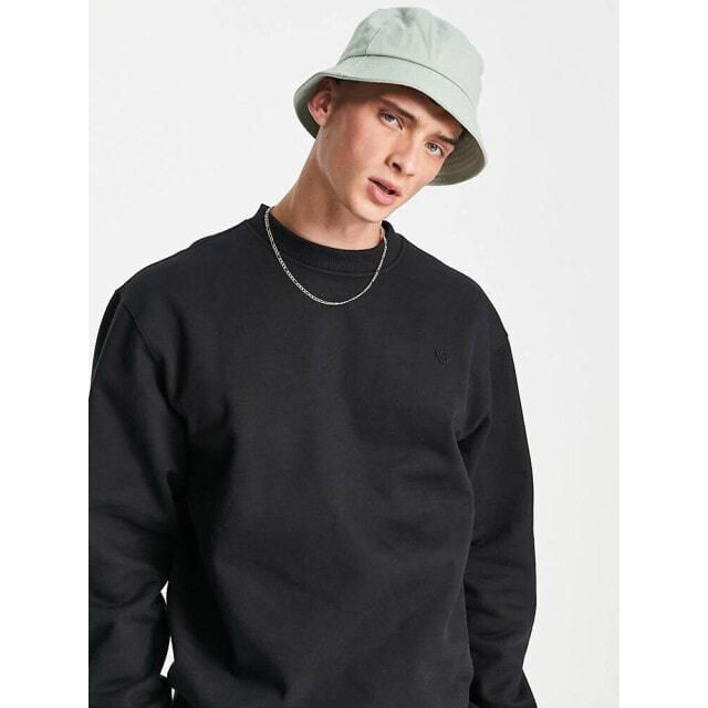 

Черная толстовка с круглым вырезом adidas Originals Adicolor Contempo