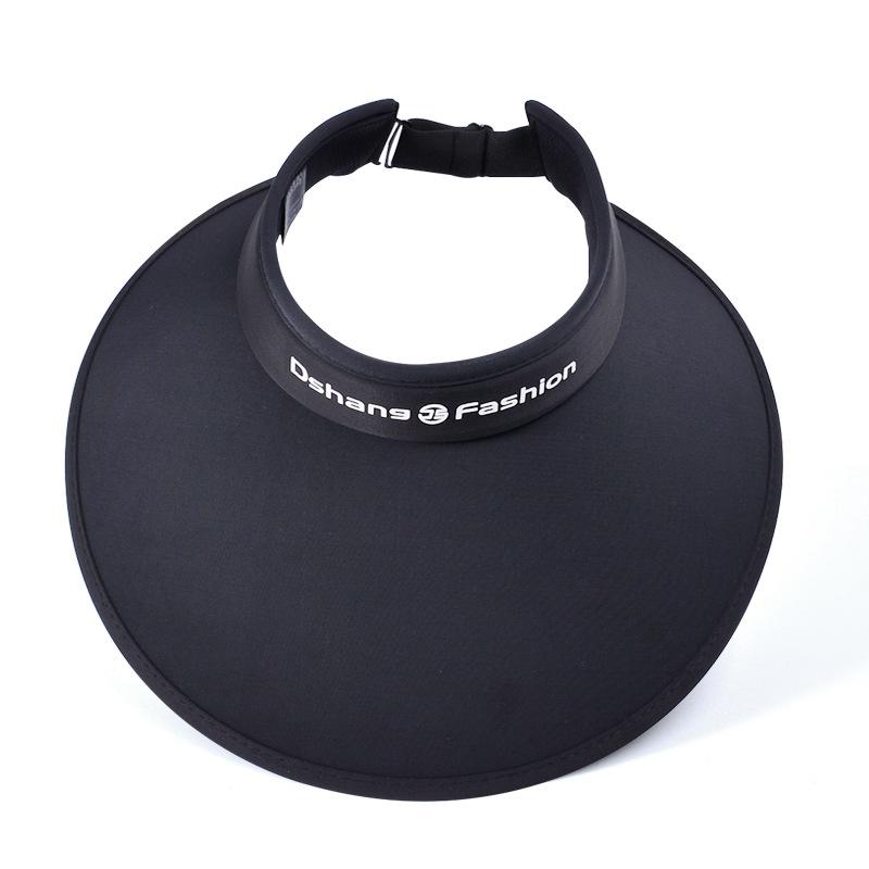 

8465 Летние козырьки с шляпой-веером женская уличная солнцезащитная шляпа с открытым верхом универсальная модная солнцезащитная шляпа