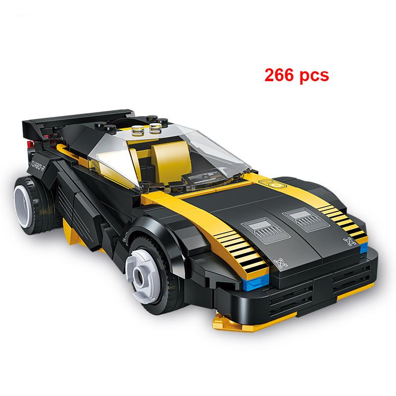 

City Speed Technical Car Sports Racing Car Building Blocks TURBO-R MOC Ideas Creative Vehicle Toys