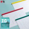 M&G A4 10mm Transparent Rod Clip Files (Pack of 10)