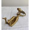 Brass (Dhokra) Figurine of Girl Reading Book - Width 11 cm