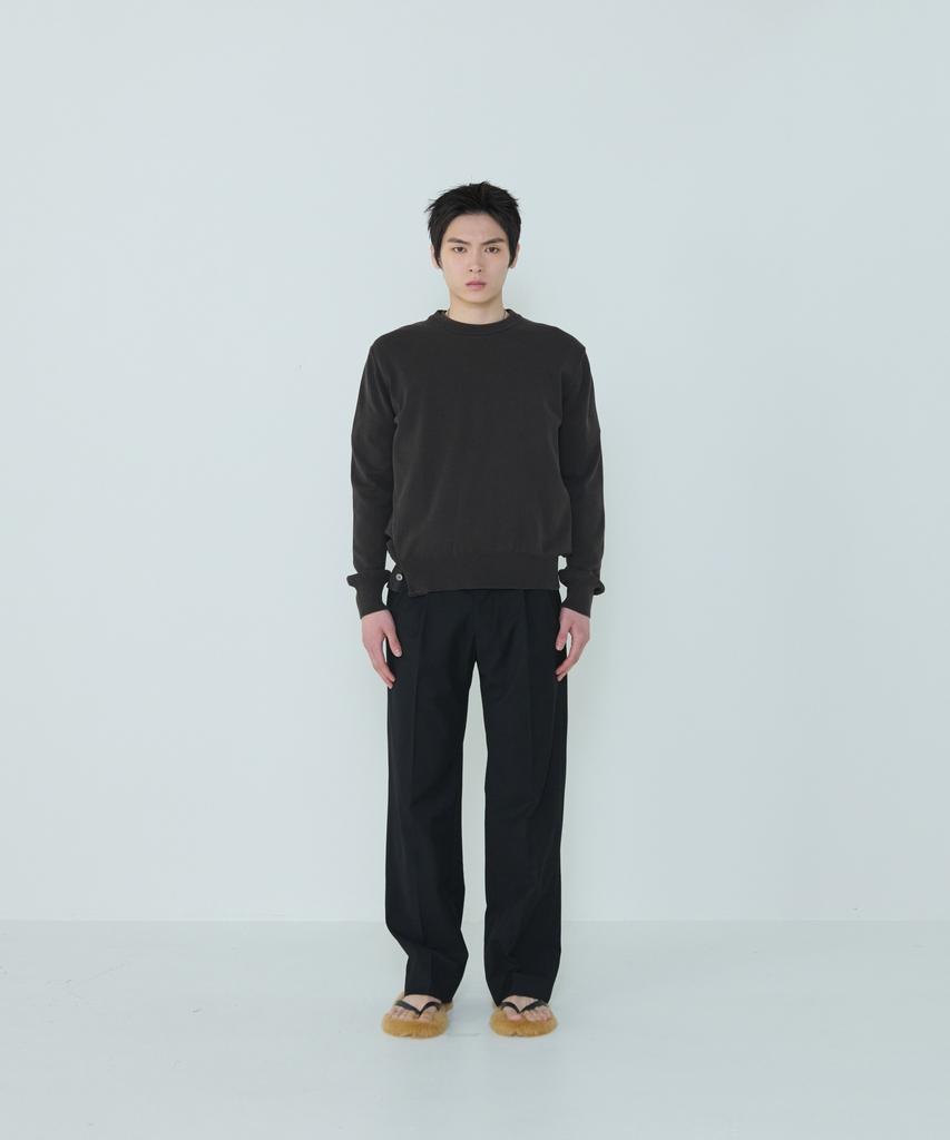 Deossingindeeodeeo Refine Black Slacks Black