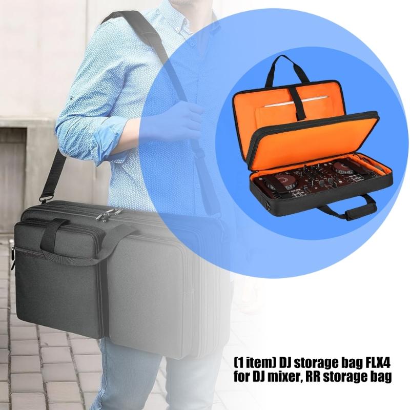 Professional DJ Equipment Bag for DDJ RR Controllers Featuring Multiple Compartment Storage Carrying Case Scratchproof