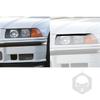For BMW E36 1992 1993 1994 1995 1996 1997 1998 Accessories Car Black Plastic Lamp Eyebrow Trim Sticker Decoration