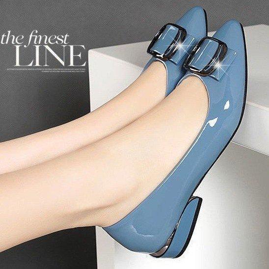 Super soft sole single shoes women's low heel thick heel small leather shoes 2025 autumn new soft leather shallow mouth low top casual shoes women's