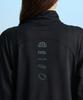 Leijibi Tech Flow Hydro Stand Neck Loose Fit Zip-Up Rash Guard M Black