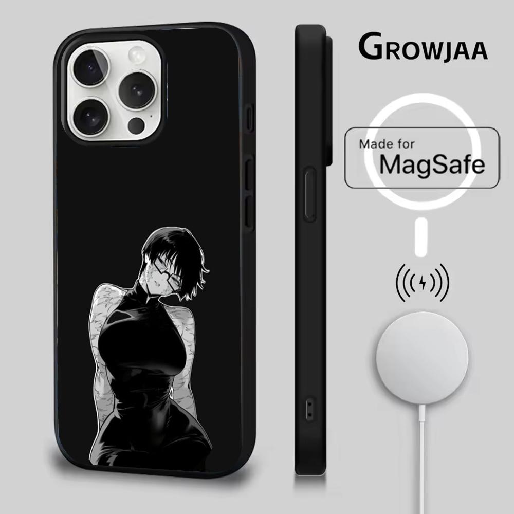 

Maki Zenin Jujutsu Kaisen Phone Case For iPhone 16e,16,15,14,13,12,11,Plus,Pro,Max,Mini Magsafe Magnetic Wireless Charging iPhone15pro