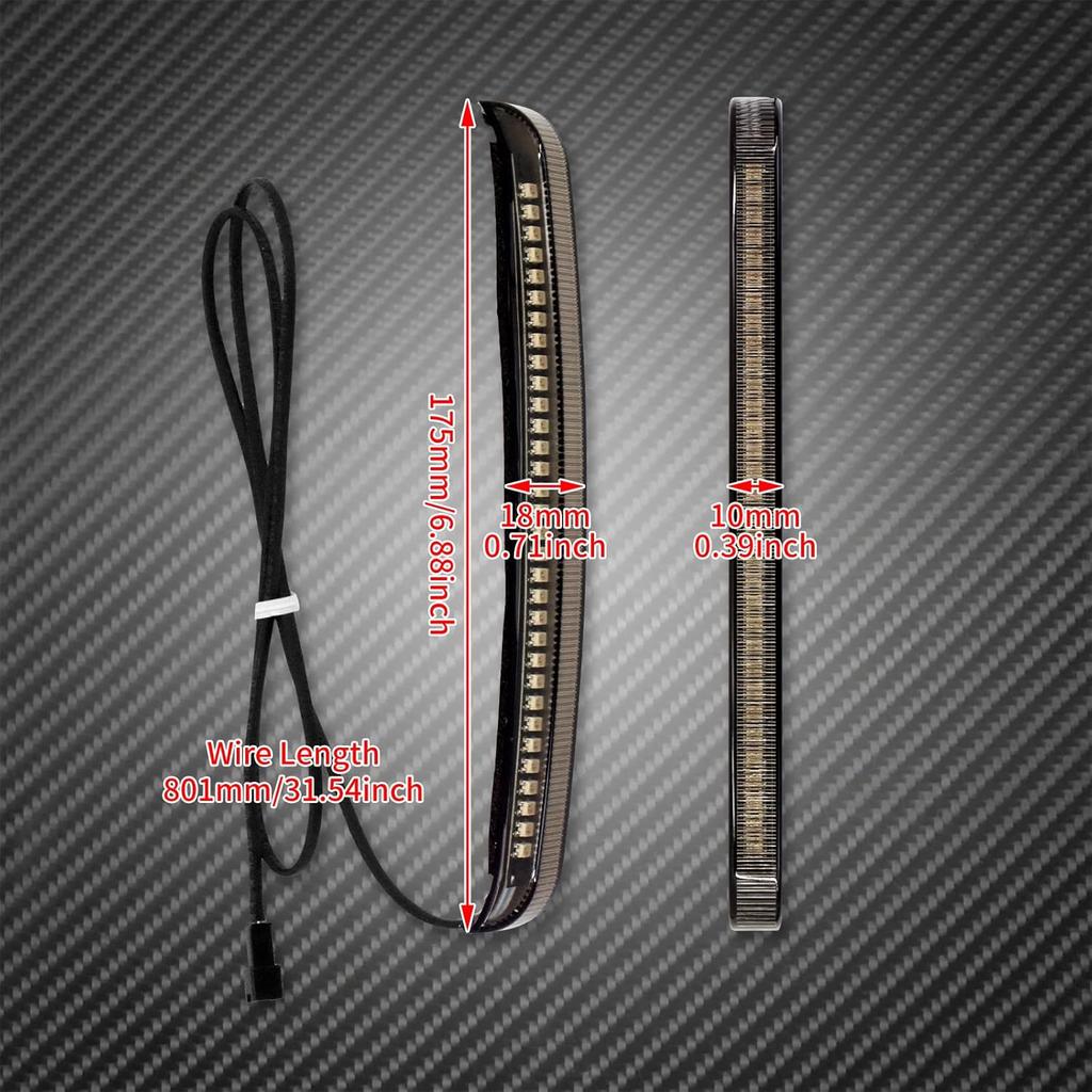 Motorcycle LED Saddlebag Tail Light Running Brake Sequential Turn Signal Lamp Fit for Harley Touring Street Gilde Road King Road Gilde Electra Glide