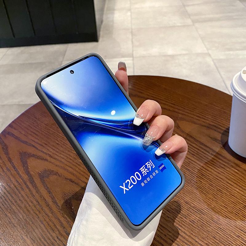 For Vivo X200 Pro Case Honeycomb Heat Dissipation Breathable Magnetic Drop-proof Back Cover X200 Pro Mini Shell