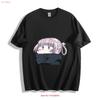 Call of the Night Protagonist T-Shirt Stilvolles Anime Vintage Gewaschenes Oberteil Für Den Alltag Atmungsaktiv Vielseitig Lässig