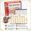 Early Childhood Education Rope Threading Game, Baby Hand-eye Coordination Training Threading Board Toy