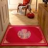 Festive Red Chinese Wedding Entrance & Bedroom Floor Mat