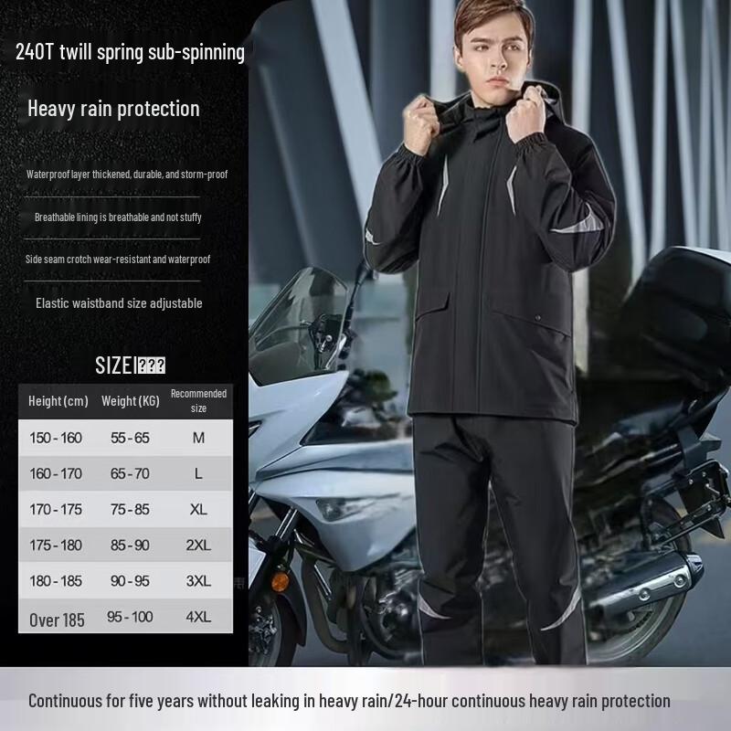 Reflective Split Rain Suit