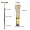 White Artificial Diamond Walking Cane Fashion Decorative Walking Stick Gentleman Elegant Cosplay Cane Crosier 92.5cm
