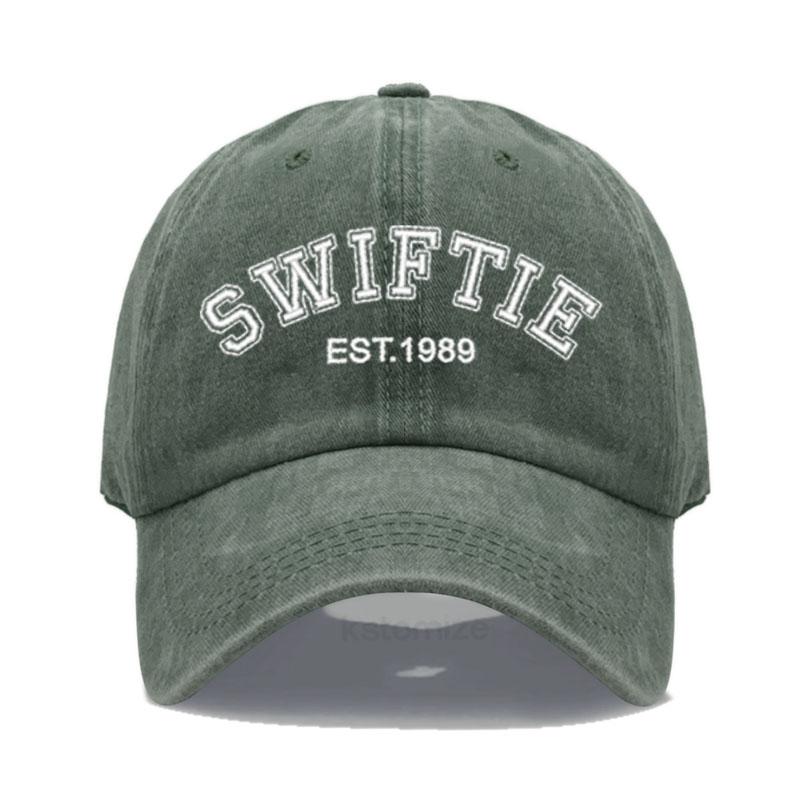 Swiftie 1989 Embroidery Baseball Cap For Men Women Unisex Washed Cotton Dad Hat Sun Hat Gift Fans Outdoor Sports Dropshipping