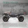 1/16 RC Car HB R1601 2.4G 4WD Off-Road Remote Control Cars with LED Crawler Trucks Climbing Vehicle Model Toys for Kids Adult