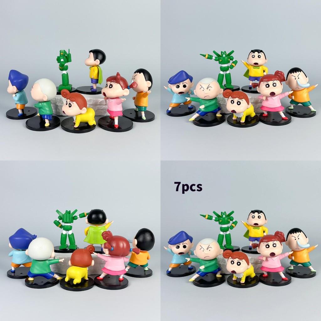 Crayon Shinchan Pvc Action Figure With Flexible Joints For Collectors And Decor