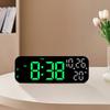 Brightness Adjustment Large Digital Clock Voice Control Alarm Clock  for Living Room