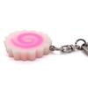 Food Sample Edible Naruto Round 351WK [Coconut Accessories] Keychain Roll, Slice, White,