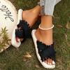 Summer Women Shoes New Bohemian Slippers for Women In Summer Comfortable Beach Sandals with Tassel Open Toe Flat Bottom Sandals