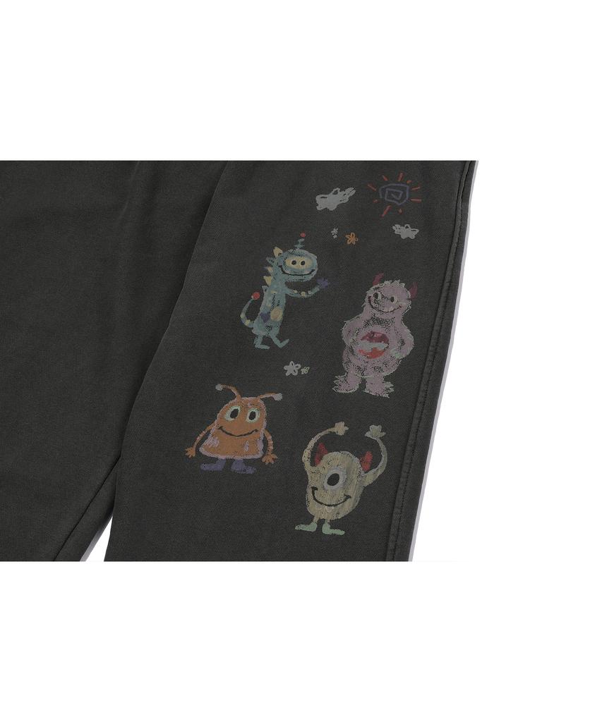 CPGN STUDIO Big Happy Day Pigment Sweatpants Smoke Black