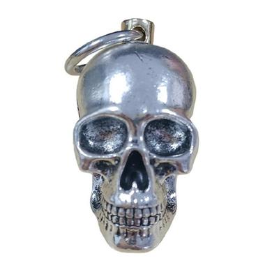 Halloween Themed Shark Car Accessory Keychain Alloy Made Skeleton Design For Bags And Key Rings