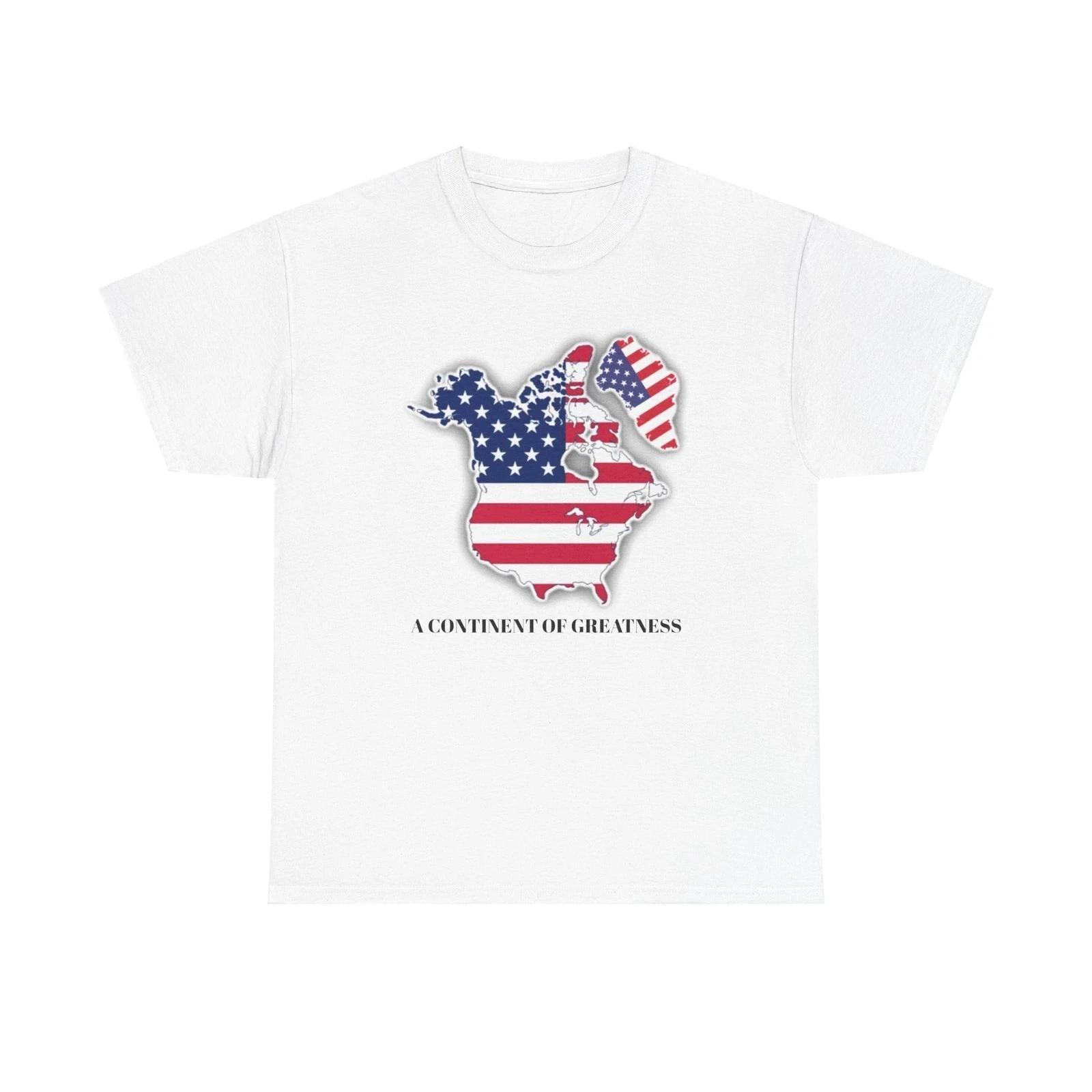 

Donald Trump North America Canada Annexation T shirt Political Greenland Unisex 3XL
