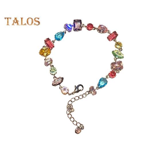 

Женский браслет, ожерелье, разноцветный, конфетного цвета, кубический цирконий, регулируемая длина, женские украшения, подарок на День матери, праздники, свадьбы A