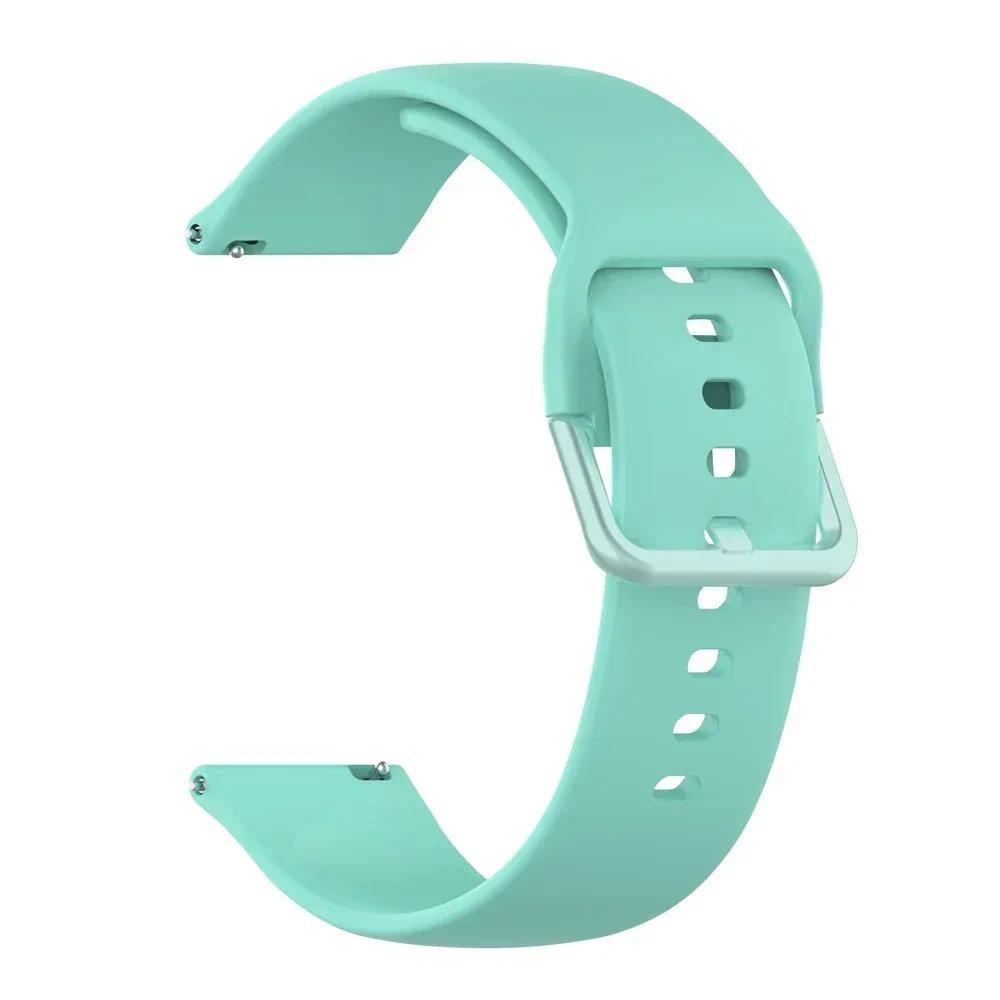 Correa de silicona de 20mm/22mm para Amazfit GTS/2/2e/3/4 GTS2 Mini/GTR 4/3/Pro/47mm/GTR2/2e/stratos 2/3, correa de reloj Amazfit bip