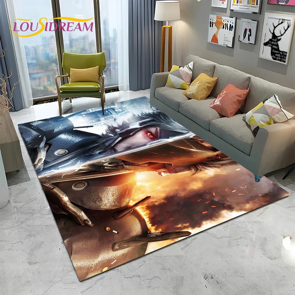 3D Game Metal Gear Solid Cartoon HD Carpet Rug for Home Living Room Bedroom Sofa Doormat Decor,kids Area Rug Non-slip Floor Mat