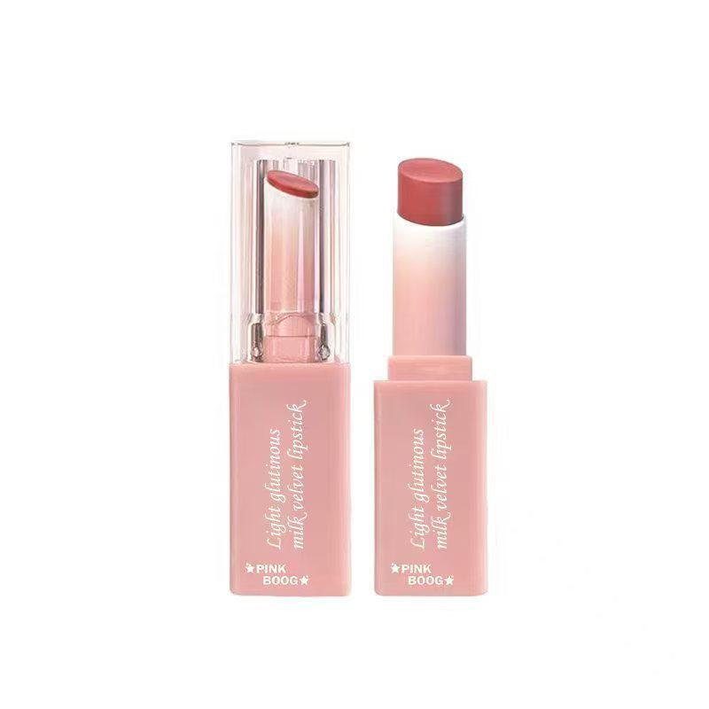Fresh Sweet Sensation: Light European Style Boiled Water Milk Tea Matte Lip Glaze for Fairness and Enhanced Complexion