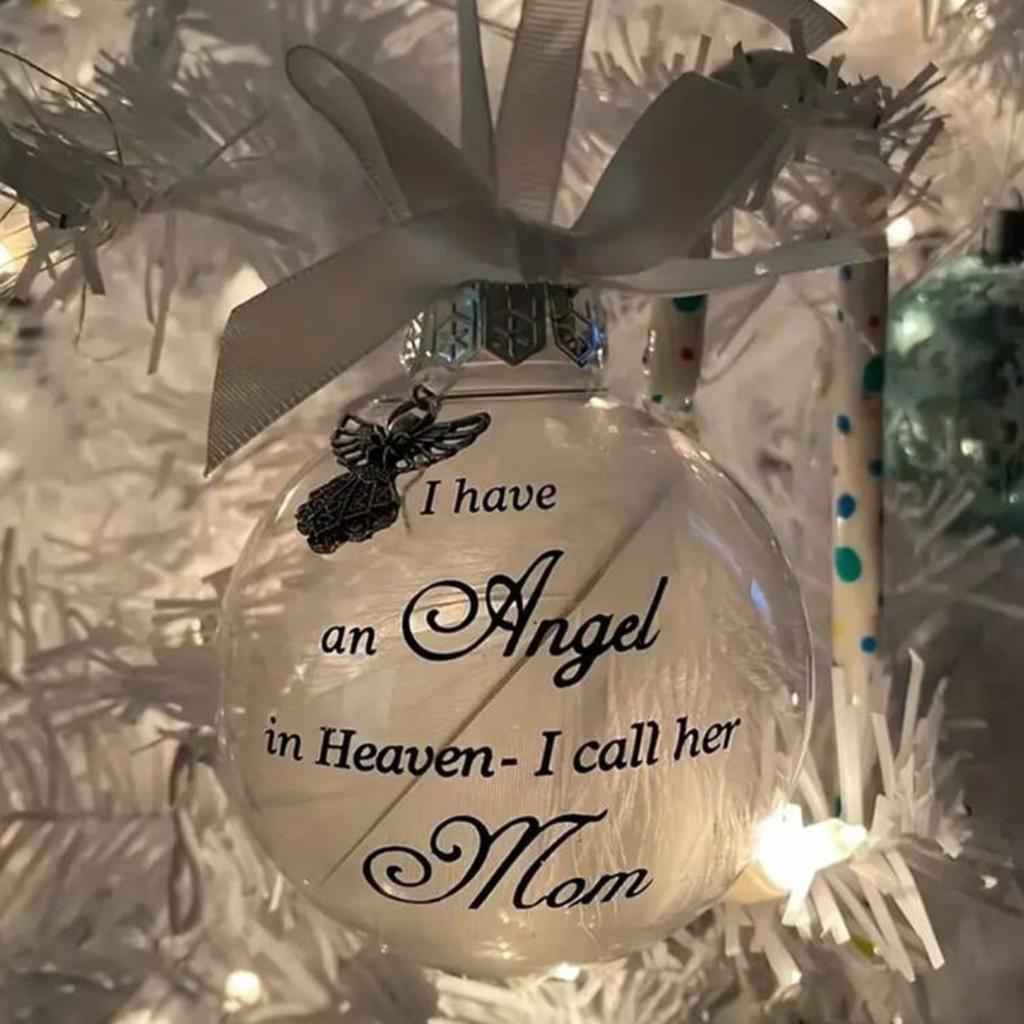 Christmas Hanging Decoration Ball Pendants Angels, for Christmas Party Memorial Ornament XMas Tree Hanging Decorative Suppl