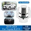 For Toyota RAV4 AX50   ~2024 Car Anti-UV Window Sunshade Coverage Sunshade Cover Protection Board Car Accessories