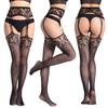 Four-Sided Open Suspenders, Pantyhose, Beautiful Legs, Elastic Fishing Net Socks, Hollow Cross Suspenders, Integrated Stockings, Small Grid