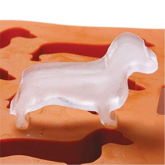 Moule à Glaçons En Silicone - Accessoire Mignon Teckel Moule à Savon Et
