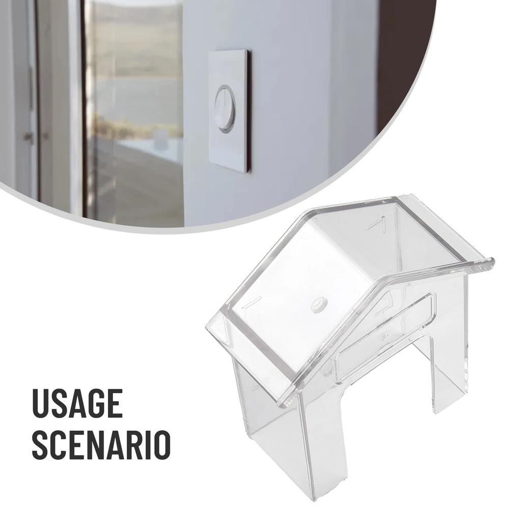 Waterproof Cover Doorbell For Wireless PC Protective Box Rain Cover Transparent Doorbell Access Waterproof Case