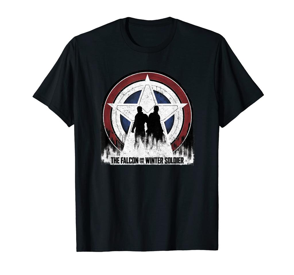 Marvel Falcon and the Winter Soldier Silhouette T-Shirt