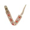 Ethnic Style Baby Cloth Pacifier Chain Embroidery Floral Adjustable Soother Holder Dummy Clips Teether Toys Straps