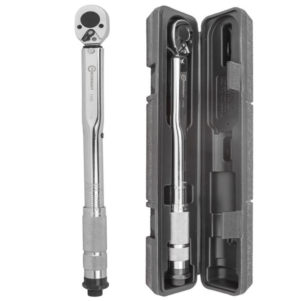 Torque wrench 19-110 Nm 3/8" 38 cm long Forcekraft certified