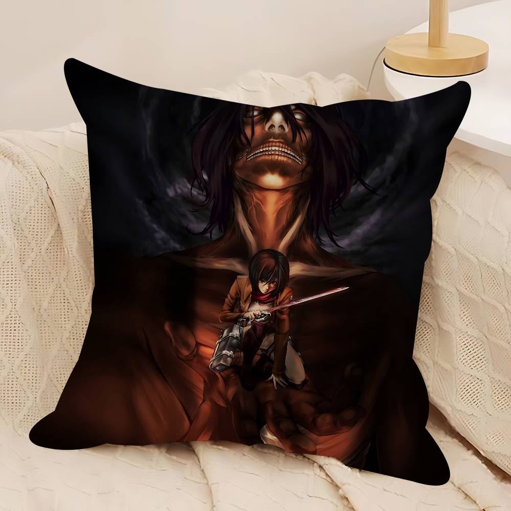 

Аниме Атака Титанов Декоративная Эстетика Комнаты Наволочка Домашний Декор Спальня Диван Кровать Подушка Чехол 45x45 12x12Inch