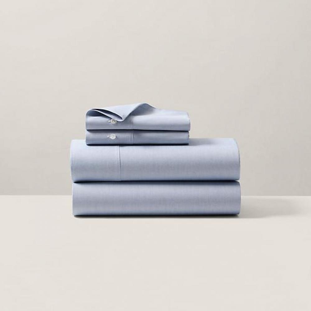 

Ralph Lauren Organic Cotton Oxford Solid Sheet Hmrlbedhr223226400 TFLT