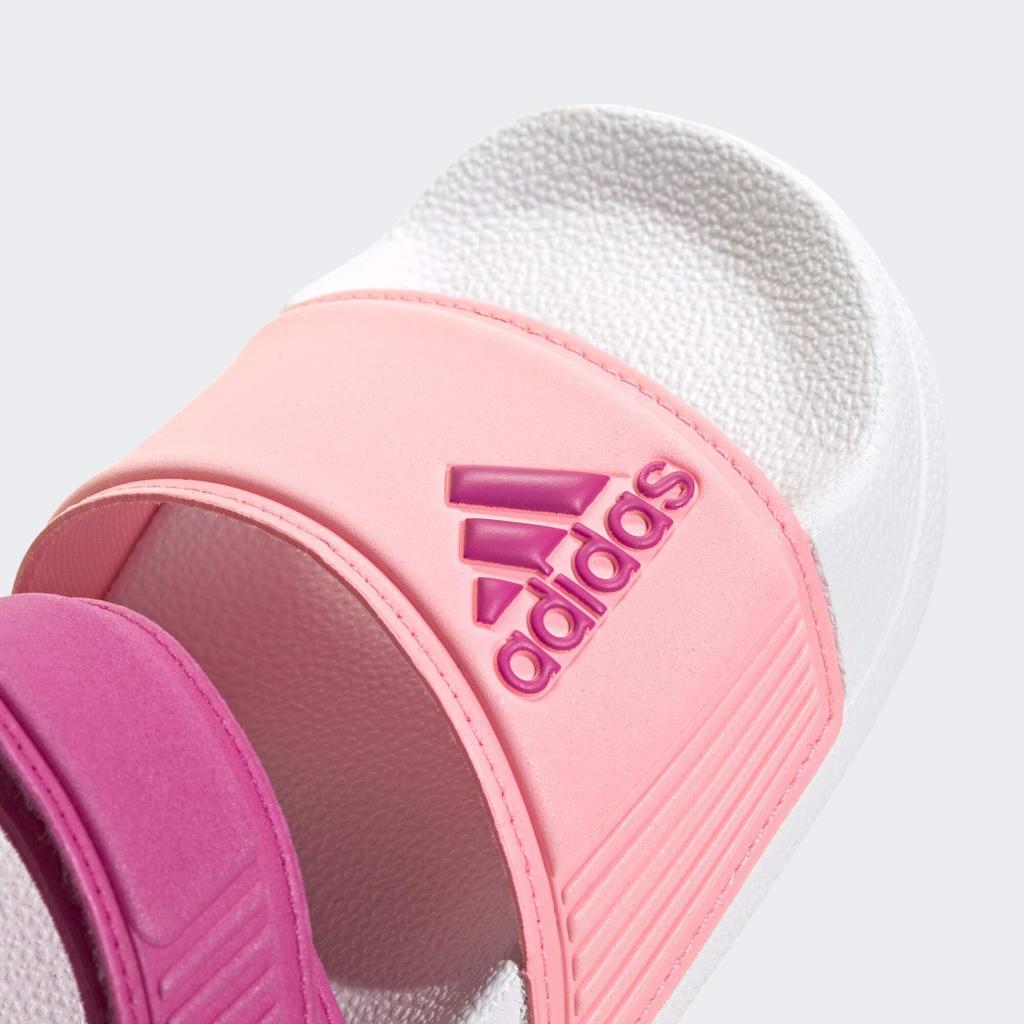 Junior Adilette Sports Sandals for Boys and Lucid Mint cm [Adidas] Girls, 17-22cm, LWS09, Fuchsia/Beam Pink/Pulse (H06445), 18.0