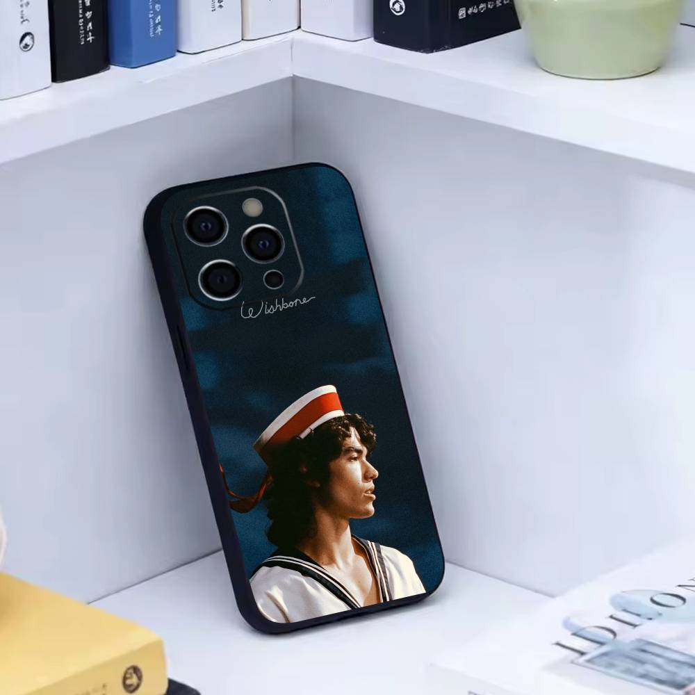 Singer Conan Gray Wishbone Phone Case For iPhone 17,16,15,14,13,12,11 Plus,Pro Max,XS,Soft Silicone Black Cover iPhone17