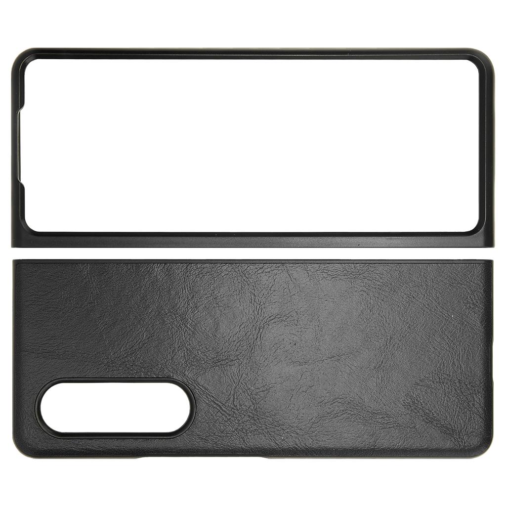 Business Leder Handyhülle für Galaxy Z Fold 3 Staubdichte Faltbildschirm Handyhülle
