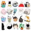 50 New Kitten Doodle Stickers Car Suitcase Laptop Mobile Phone Decoration Stickers Waterproof