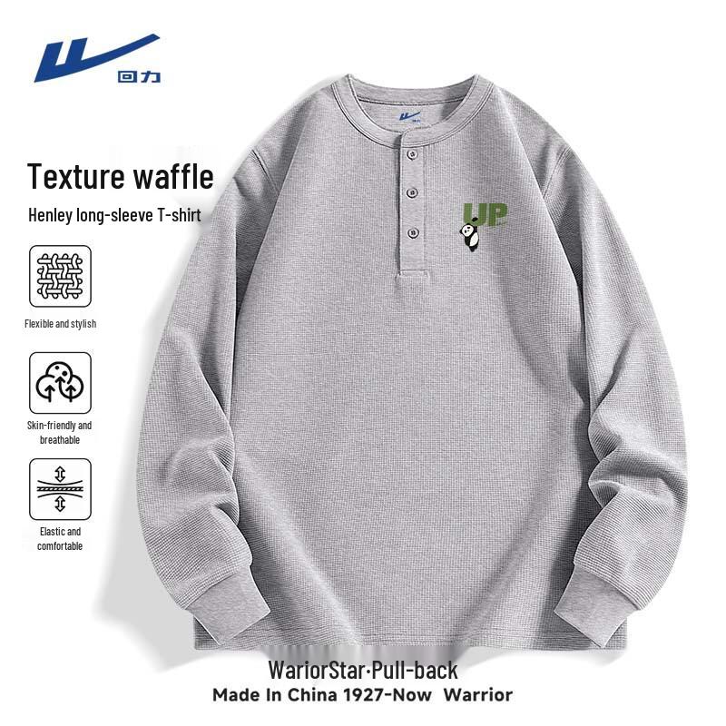 Warrior Men s Heavyweight Waffle Long Sleeve T-Shirt 3XL